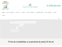 Tablet Screenshot of firmadeconta.ro
